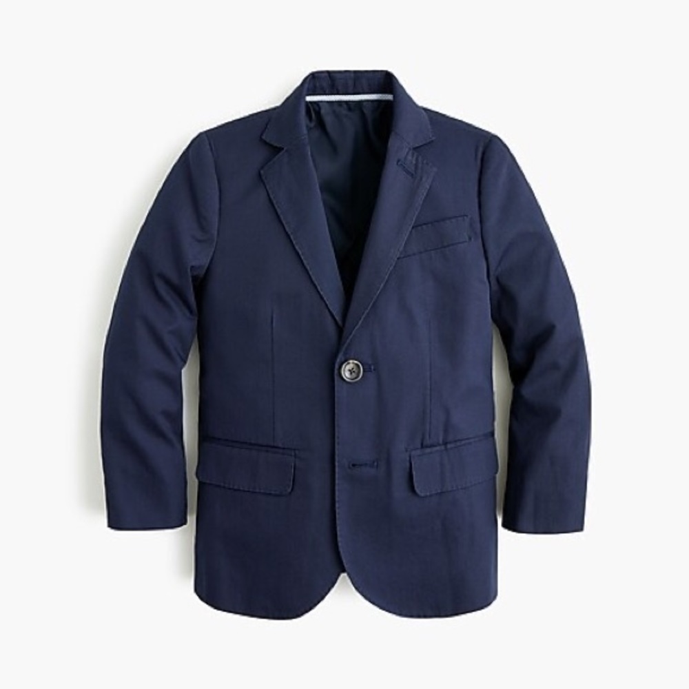 Crewcuts Ludlow suit jacket and pants, navy, sz 5